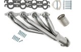Hedman 304 Stainless Steel Headers 62746 Headers, Mid-Length, Steel, Silver Ceramic Coated, Chevrolet, GMC, Gen III/IV LS, Pair thumbnail 6