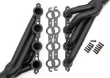 Hedman Hot Rodz Engine Swap Headers 62143 Headers, Swap, Mid-Length, Stainless Steel, Black Ceramic Coated, Buick, Chevrolet, GMC, Oldsmobile, Pontiac, Pair thumbnail 3