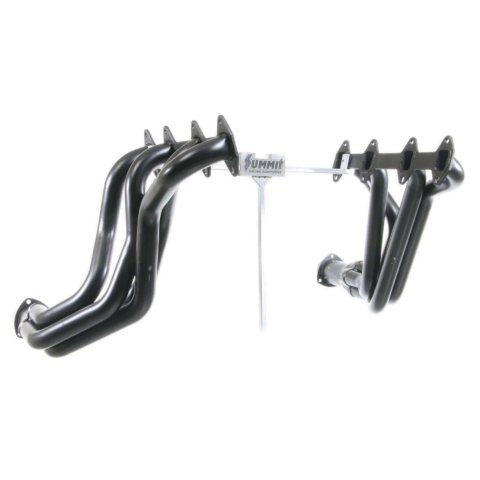 Hedman Street Headers for 1965-1976 F-250, F-350 - 89120 Headers, Street, Long Tube, Steel, Temporary Paint, Ford, 352, 360, 390, Pair thumbnail 2