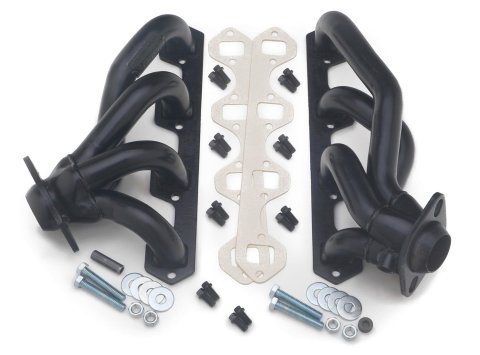 Hedman Street Headers 89470 Headers, Street, Shorty, Steel, Temporary Paint, Ford, 5.0L, Pair thumbnail 1