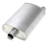 Hedman Turbo Steel 2 Inch Muffler 25560 Muffler, Turbo, in. Inlet/2 in. Outlet, Steel, Galvanized, Each thumbnail 2