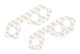 Hedman Header Gaskets 27110 Exhaust Gaskets, Header, Acrylic Bound Paper, White, Stock Port, Ford, V6, Pair thumbnail 3
