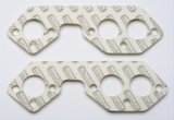 Hedman Header Gaskets 27110 Exhaust Gaskets, Header, Acrylic Bound Paper, White, Stock Port, Ford, V6, Pair thumbnail 4