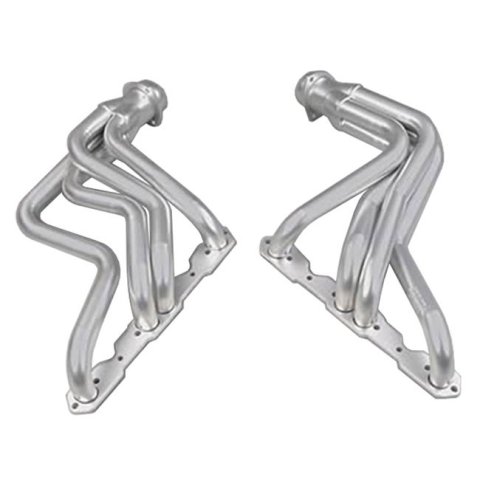 Hedman Elite Extreme-Duty Headers 68448 Headers, Extreme-Duty, Long Tube, Steel, Silver Ceramic Coated, Chevy, 5.7L, Pair thumbnail 4
