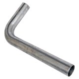 Hedman 90 Degree Mandrel Bends 2 Inch Steel Exhaust Pipe 29018 Tubing, Degree, Bend, in. Diameter, 3.00 in. Radius, 16-Gauge, Steel, Natural, Each thumbnail 1