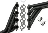 Hedman LS Engine Swap Black Maxx Headers 68153 Headers, Full Length, Steel, Ceramic Coated, Buick, Chevrolet, GMC, Oldsmobile, Pontiac, Engine, Pair thumbnail 2