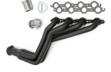 Hedman LS Engine Swap Black Maxx Headers 68153 Headers, Full Length, Steel, Ceramic Coated, Buick, Chevrolet, GMC, Oldsmobile, Pontiac, Engine, Pair thumbnail 4