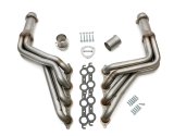 Hedman Hot Rodz Engine Swap Headers 62150 Headers, Swap, Long Tube, Stainless Steel, Natural, Buick, Chevrolet, GMC, Oldsmobile, Pontiac, Pair thumbnail 1