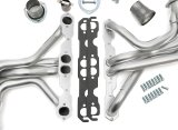 Hedman Elite Extreme-Duty Headers 69837 Headers, Extreme-Duty, Long Tube, Steel, Silver Ceramic Coated, Chevy, GMC, Small Block, Pair thumbnail 2