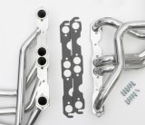 Hedman Street Headers 68296 Headers, Street, Long Tube, Steel, Silver Ceramic Coated, Chevy, Small Block, Pair thumbnail 1