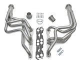 Hedman Street Headers 68296 Headers, Street, Long Tube, Steel, Silver Ceramic Coated, Chevy, Small Block, Pair thumbnail 2