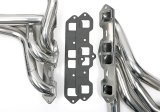 Hedman Street Headers 58156 Headers, Street, Long Tube, Steel, Silver Ceramic Coated, Oldsmobile, 400, 425, 455, Pair thumbnail 2