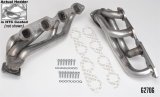 Hedman 304 Stainless Steel Headers 62706 Headers, Shorty, Steel, Silver Ceramic Coated, Chevy, GMC, 8.1L, Pair thumbnail 2