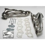 Hedman 304 Stainless Steel Headers 62706 Headers, Shorty, Steel, Silver Ceramic Coated, Chevy, GMC, 8.1L, Pair thumbnail 3