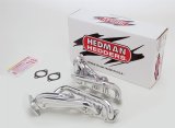 Hedman 304 Stainless Steel Headers 82726 Headers, Shorty, Steel, Silver Ceramic Coated, Ford, Pair thumbnail 1