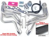 Hedman Street Headers 63447 Headers, Street, Long Tube, Steel, Black Ceramic Coated, Chevy, 5.7L, Pair thumbnail 2