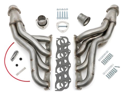 Hedman 304 Stainless Steel Headers 72640 Headers, Long Tube, Steel, Natural, Chrysler, Dodge, Pair thumbnail 2