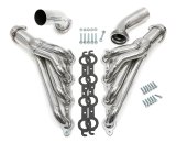Hedman Hot Rodz Engine Swap Headers 68146 Headers, Swap, Mid-Length, Steel, Silver Ceramic Coated, GM, A Body, Pair thumbnail 1