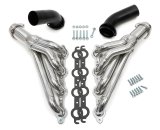 Hedman Hot Rodz Engine Swap Headers 68146 Headers, Swap, Mid-Length, Steel, Silver Ceramic Coated, GM, A Body, Pair thumbnail 2