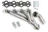 Hedman Hot Rodz Engine Swap Headers 68146 Headers, Swap, Mid-Length, Steel, Silver Ceramic Coated, GM, A Body, Pair thumbnail 4