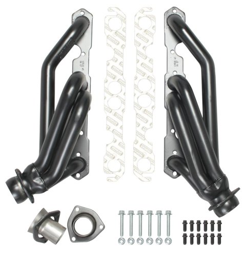 Hedman Specialty and Engine Swap Headers 69520 Headers, Swap, Mid-Length, Steel, Temporary Paint, Chevy, GMC, Small Block, Pair thumbnail 4