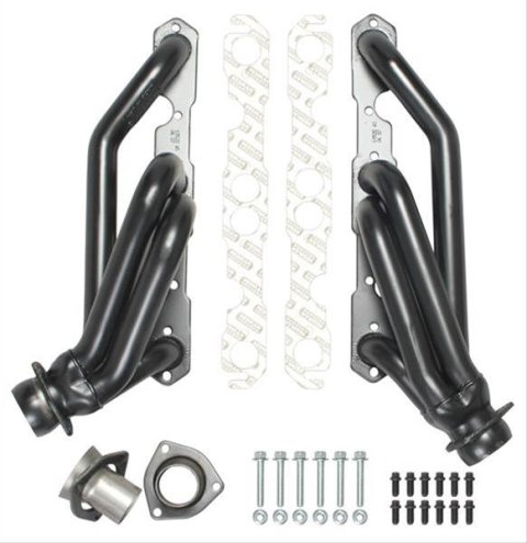 Hedman Specialty and Engine Swap Headers 69520 Headers, Swap, Mid-Length, Steel, Temporary Paint, Chevy, GMC, Small Block, Pair thumbnail 6