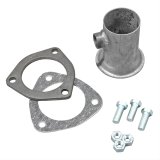 Hedman Oxygen Sensor Reducers with 2 Inch Outlet 21106 Header Reducer, Bung, 3-Bolt Flange, 2.5 in. Inlet, in. Outlet, Steel, Natural, Each thumbnail 1