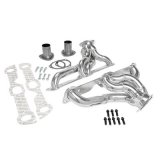 Hedman Elite Extreme-Duty Headers 61608 Headers, Extreme-Duty, Mid-Length, Steel, Silver Ceramic Coated, Buick, Chevy, Oldsmobile, Small Block, Pair thumbnail 4