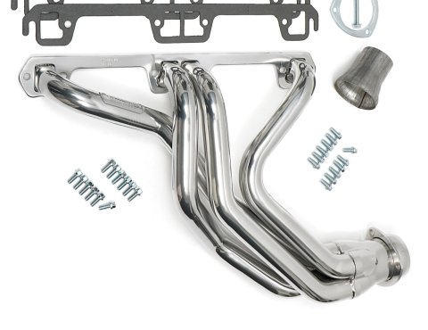 Hedman Street Headers 99206 Headers, Street, Long Tube, Steel, Silver Ceramic Coated, Jeep, 304, Pair thumbnail 2
