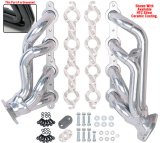 Hedman Street Headers 69690 Headers, Street, Shorty, Steel, Temporary Paint, Cadillac, Chevy, GMC, Hummer, Small Block LS, Pair thumbnail 4