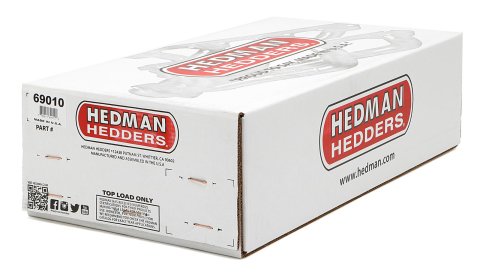 Hedman Street Headers 69010 Headers, Street, Mid-Length, Steel, Temporary Paint, Chevy, Small Block, Pair thumbnail 5