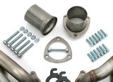 Hedman 304 Stainless Steel Headers 62720 Headers, Mid-Length, Steel, Natural, Chevrolet, Pontiac, Gen III/IV LS, Pair thumbnail 2