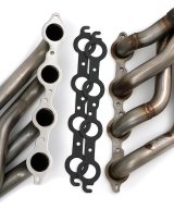 Hedman 304 Stainless Steel Headers 62720 Headers, Mid-Length, Steel, Natural, Chevrolet, Pontiac, Gen III/IV LS, Pair thumbnail 5