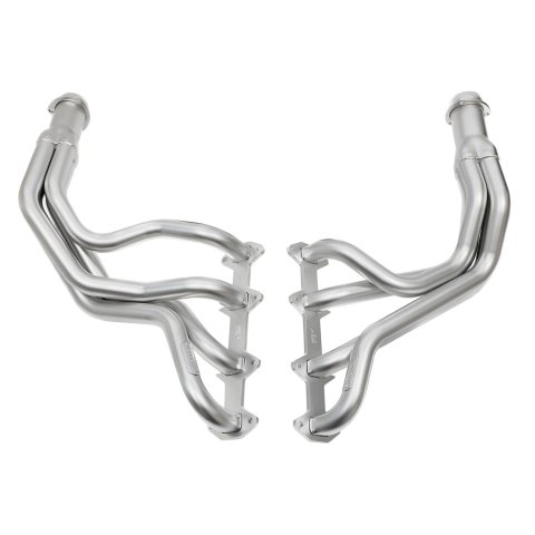 Hedman Elite Extreme-Duty Headers 89830 Headers, Extreme-Duty, Long Tube, Steel, Silver Ceramic Coated, Ford, 360, 390, Pair thumbnail 6