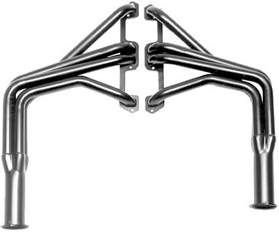 Hedman Street Headers 79030 Headers, Street, Long Tube, Steel, Temporary Paint, Dodge, 318, 360, Pair thumbnail 5