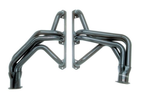 Hedman Street Headers for 1972-1983 CJ5, 1972-1975 CJ6, 1976-1983 CJ7 - 99200 Headers, Street, Long Tube, Steel, Black Paint, Jeep, AMC V8, Pair thumbnail 6