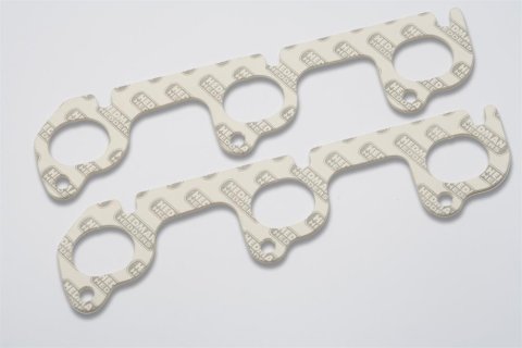 Hedman Header Gaskets 27730 Exhaust Gaskets, Header, High-Temperature, Stock Port, Ford, V6, Pair