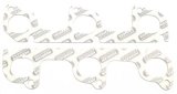 Hedman Header Gaskets 27730 Exhaust Gaskets, Header, High-Temperature, Stock Port, Ford, V6, Pair thumbnail 2