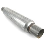 Hedman Glass Pack Steel 2.5 Inch Muffler 25013 Muffler, Pack, 2 1/2 in. Inlet/2 1/2 in. Outlet, Steel, Aluminized, Each thumbnail 1