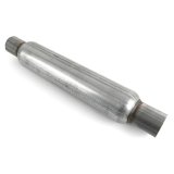 Hedman Glass Pack Steel 2.5 Inch Muffler 25013 Muffler, Pack, 2 1/2 in. Inlet/2 1/2 in. Outlet, Steel, Aluminized, Each thumbnail 2