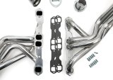 Hedman Street Headers 66004 Headers, Street, Long Tube, Steel, Silver Ceramic Coated, Chevy, Small Block, Pair thumbnail 3