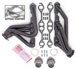 Hedman Specialty and Engine Swap Headers 68336 Headers, Swap, Mid-Length, Steel, Silver Ceramic Coated, Chevy, Oldsmobile, Pontiac, Small Block, Pair thumbnail 4