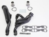 Hedman Street Headers 69023 Headers, Street, Mid-Length, Steel, Black Ceramic Coated, Chevy, Pair thumbnail 2