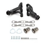 Hedman Street Headers 69023 Headers, Street, Mid-Length, Steel, Black Ceramic Coated, Chevy, Pair thumbnail 6
