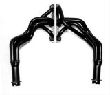 Hedman Street Headers 63004 Headers, Street, Long Tube, Steel, Black Ceramic Coated, Chevy, Small Block, Pair thumbnail 3