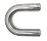 Hedman 180 Degree Mandrel Bends 2.5 Inch Steel Exhaust Pipe 29034 Tubing, Degree, Bend, 2 1/2 in. Diameter, 4.00 in. Radius, 16-Gauge, Steel, Natural, Each thumbnail 1