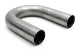 Hedman 180 Degree Mandrel Bends 2.5 Inch Steel Exhaust Pipe 29034 Tubing, Degree, Bend, 2 1/2 in. Diameter, 4.00 in. Radius, 16-Gauge, Steel, Natural, Each thumbnail 3