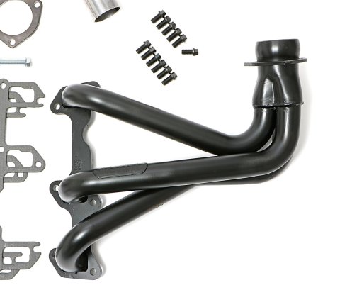 Hedman Street Headers 68410 Headers, Street, Long Tube, Steel, Temporary Paint, Buick, Chevy, Oldsmobile, Pontiac, 3.8L/231, Pair thumbnail 1