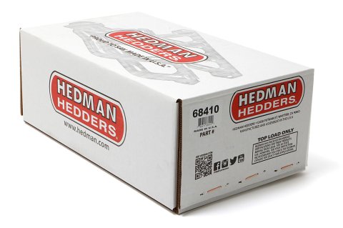 Hedman Street Headers 68410 Headers, Street, Long Tube, Steel, Temporary Paint, Buick, Chevy, Oldsmobile, Pontiac, 3.8L/231, Pair thumbnail 3