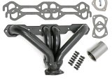Hedman Traditional Block Hugger Headers for 1923-1949 STREET ROD - 68400 Headers, Traditional, Hugger, Steel, Temporary Paint, Chevy, Small Block, Pair thumbnail 3